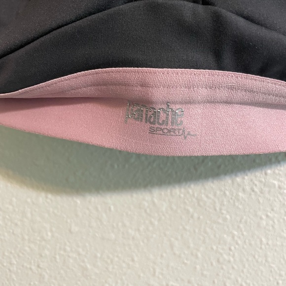 Panache Charcoal and Light Pink Sports Bra - Picture 2 of 4